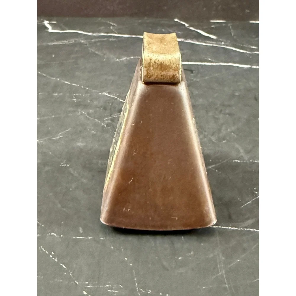 Vintage VFW Veterans of Foreign Wars Metal Cowbell Bell 3in X 2in
